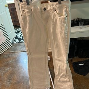 James denim white jeans